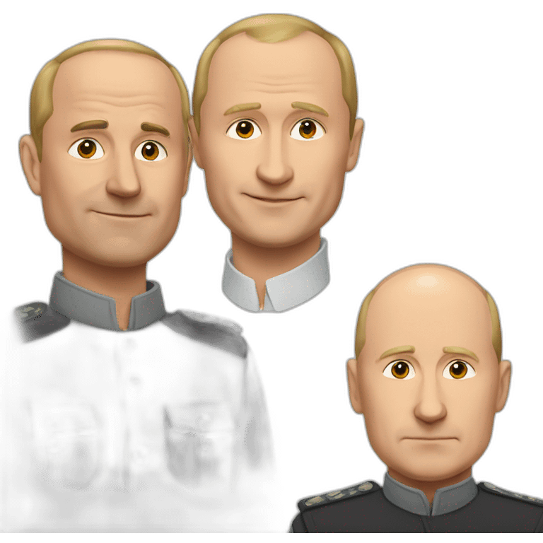 Mash and three putins emoji