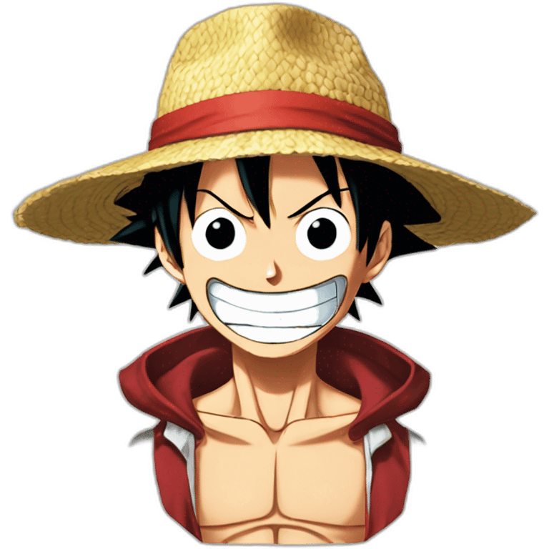 Monkey d luffy one Piece emoji