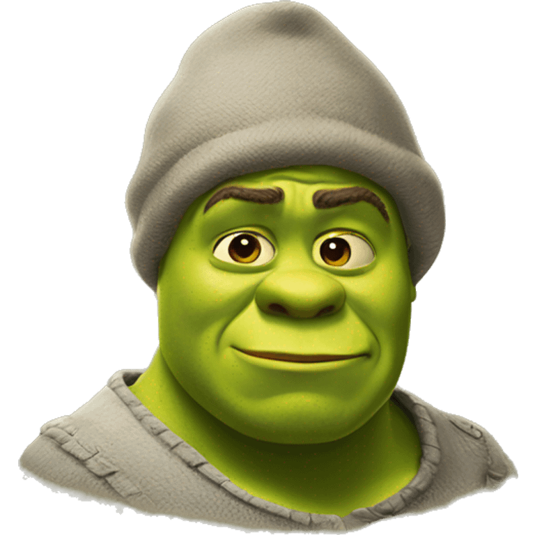 Shrek who poops emoji