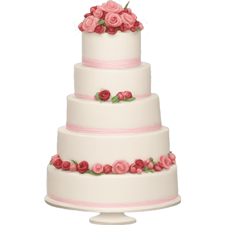 Wedding cake emoji