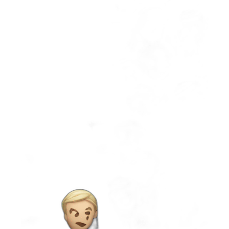 macron kiss lepen emoji