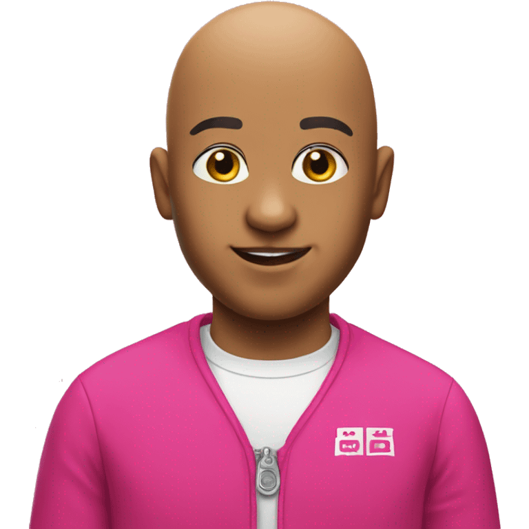 bald boy in tmobile attire emoji