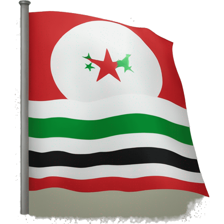 Syrian opposition flag emoji