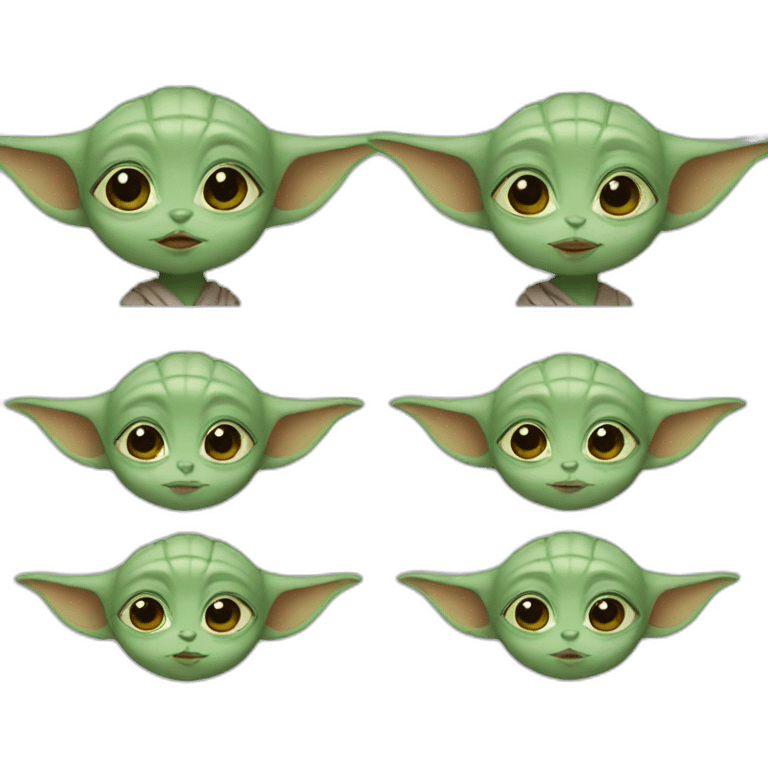 girl baby yoda emoji