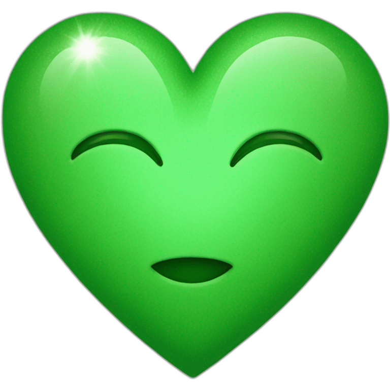 Green heart emoji