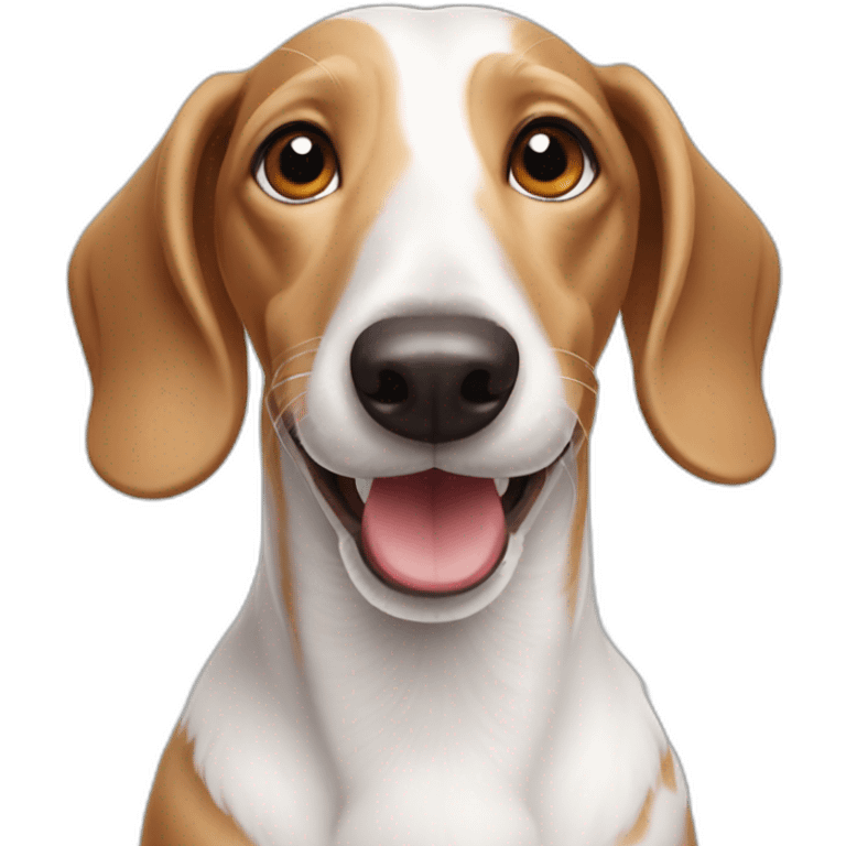 happy-white-Dachshund emoji