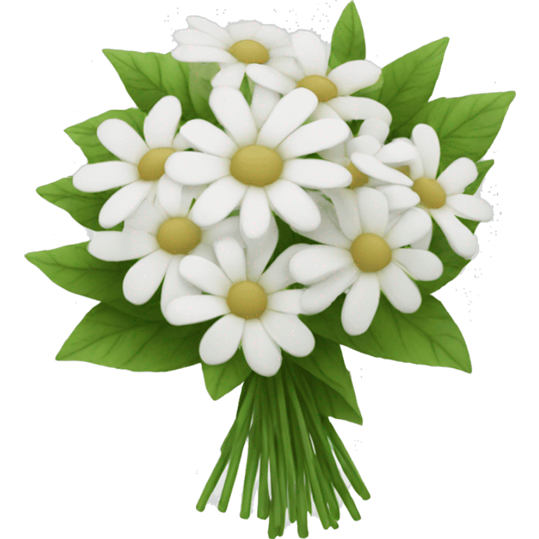 White flower boquet emoji