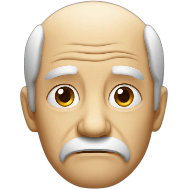 sad old man emoji