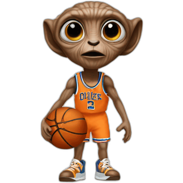 E.t Play basketball emoji