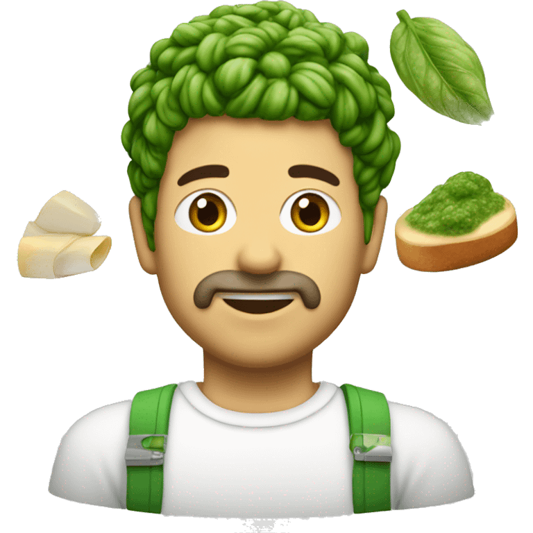 Massa com atum e pesto emoji