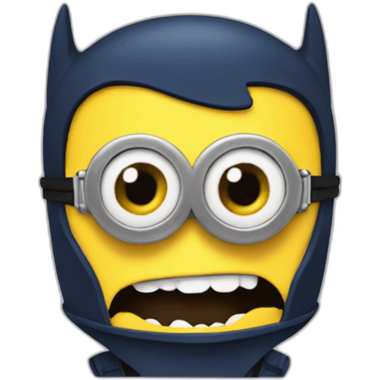 Minion batman emoji