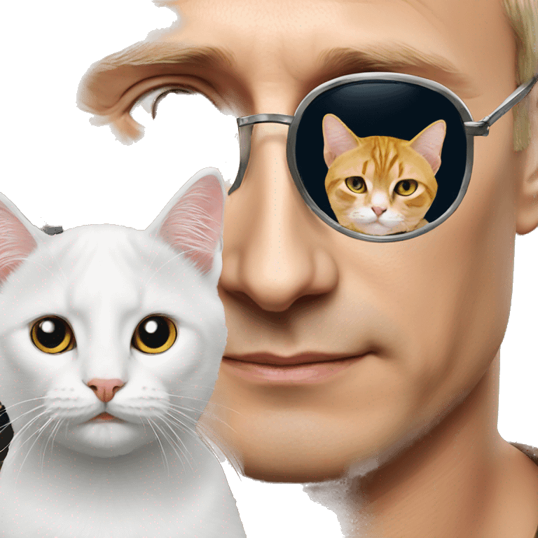 Putin with cat emoji