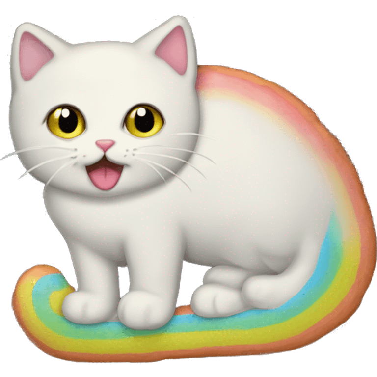 poptart kitty rainbow emoji