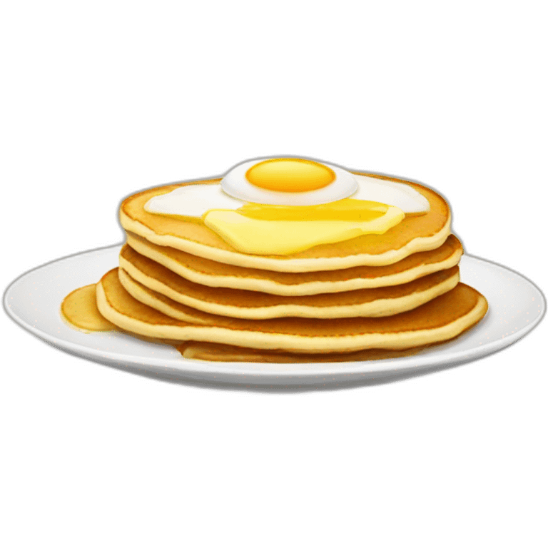 pancake and egg emoji