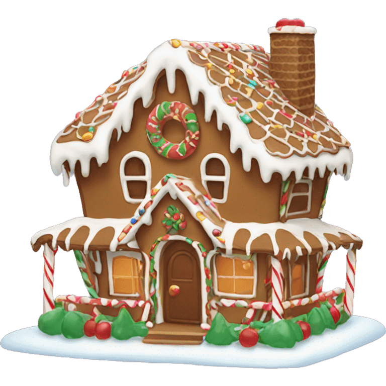 Gingerbread House emoji