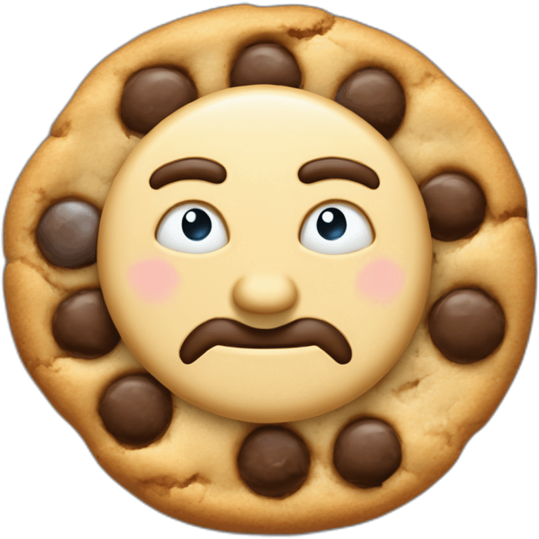 cookie in hand of Nikola tesla emoji