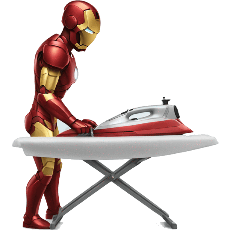 ironman ironing clothes emoji