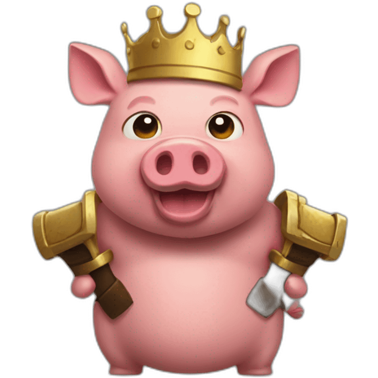 Cochon clash royal emoji