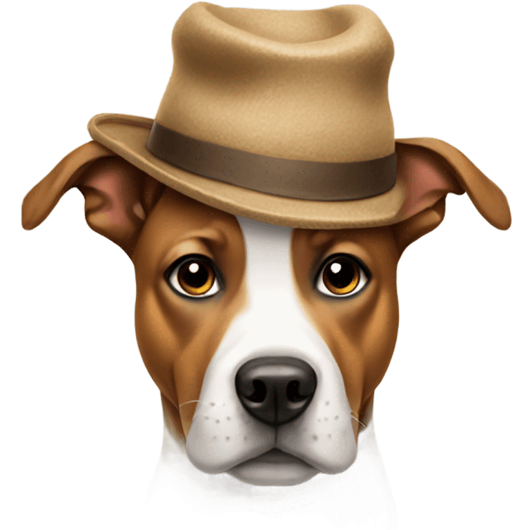 dog wearing a hat emoji