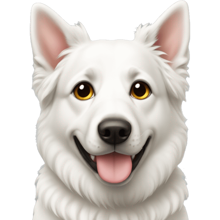 White Swiss Sheppard emoji