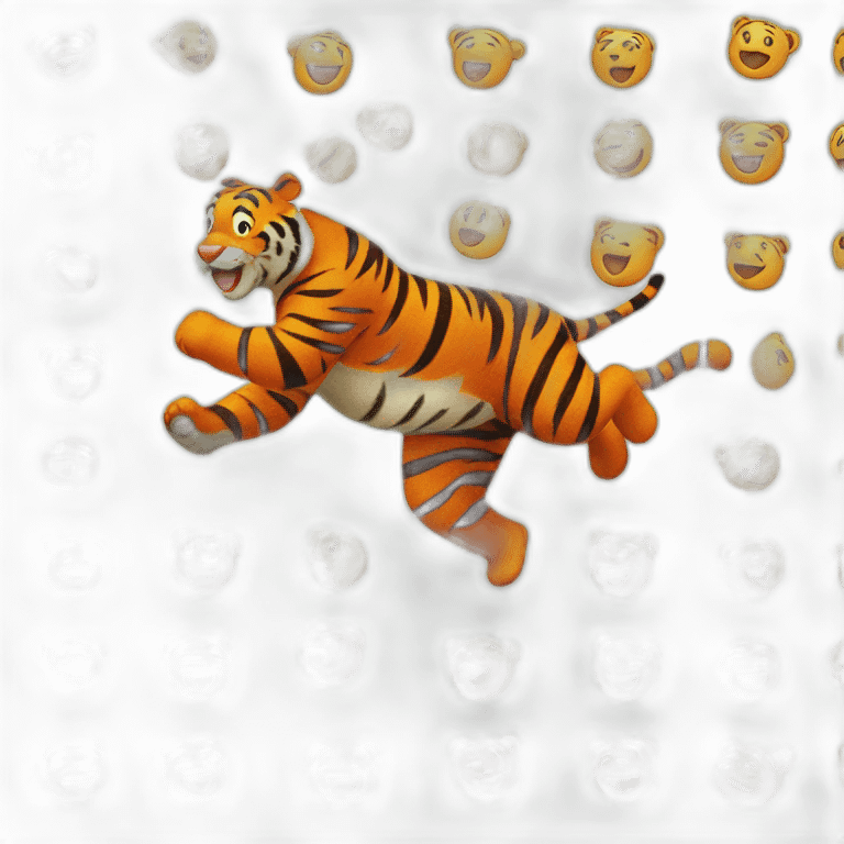 tigger bouncing emoji