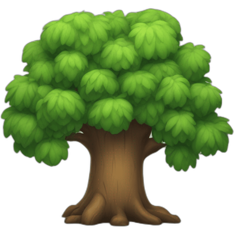 Sad tree emoji