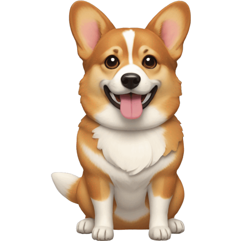 half corgi half ramen emoji