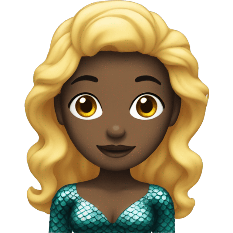 Mermaid black emoji