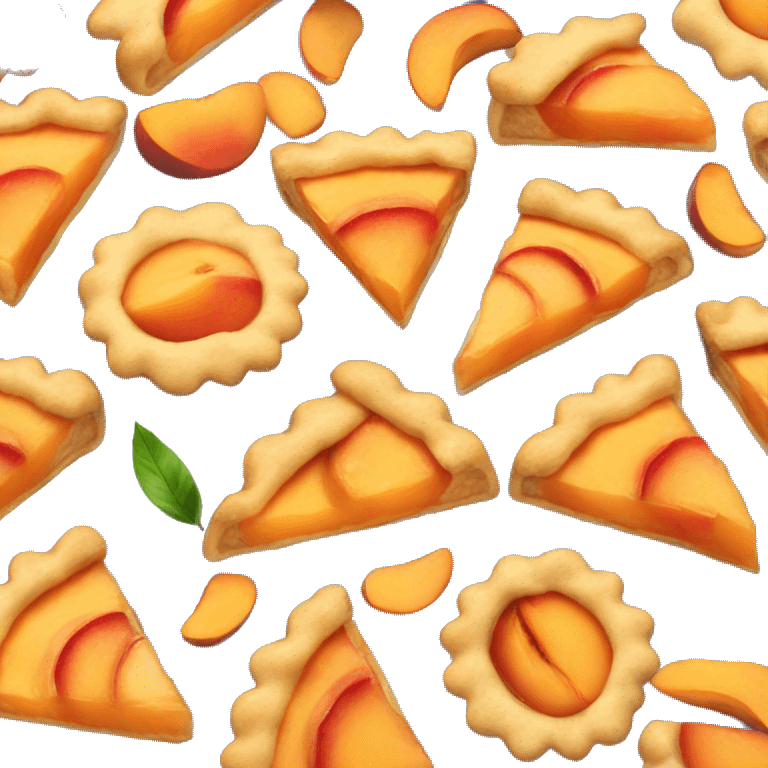 Peach pie emoji