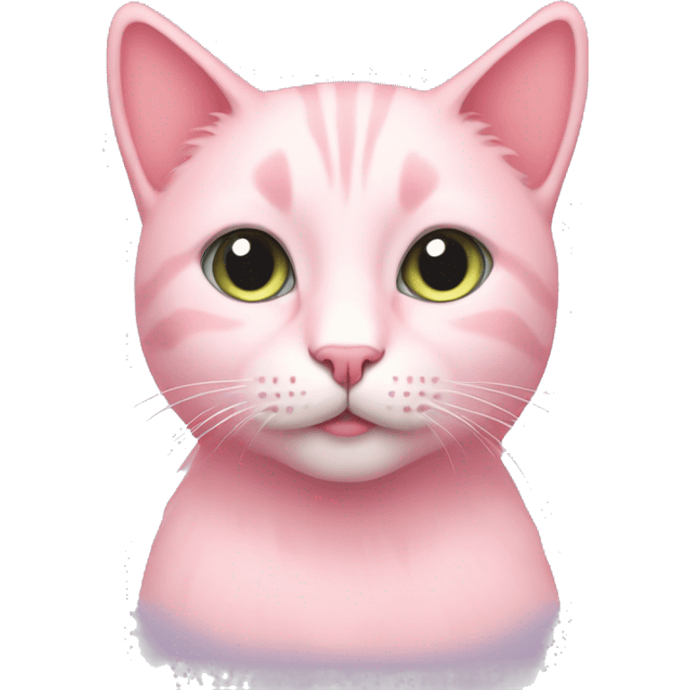 pastel pink cat emoji