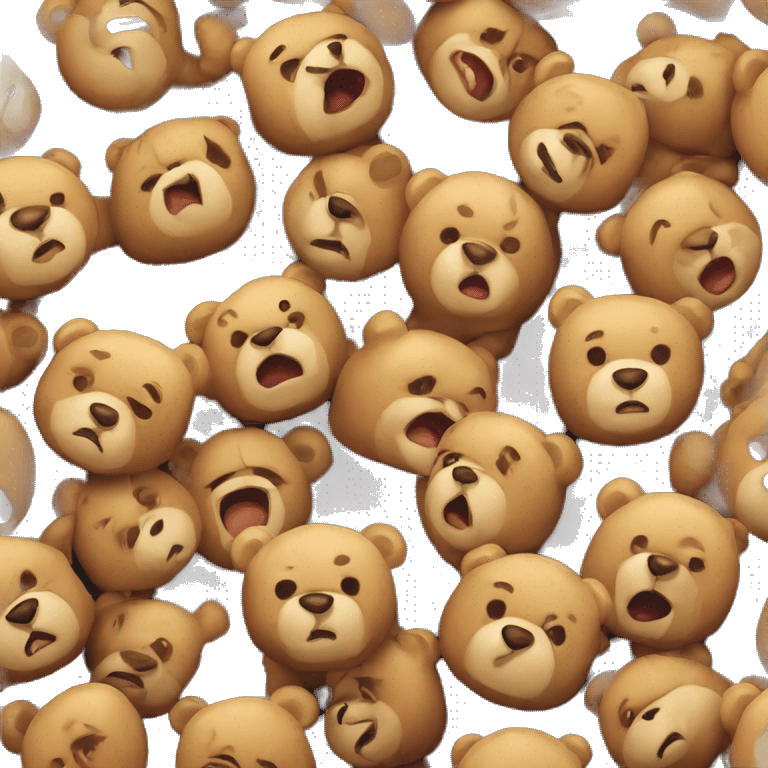 Deadly teddy bears  emoji