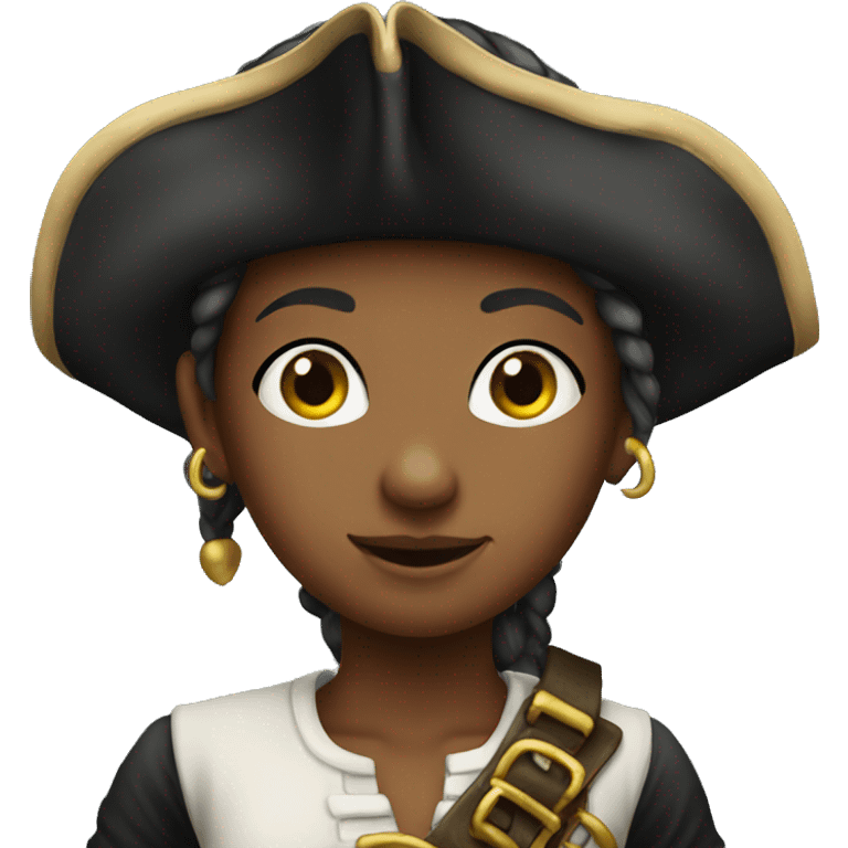 a pirate girl emoji