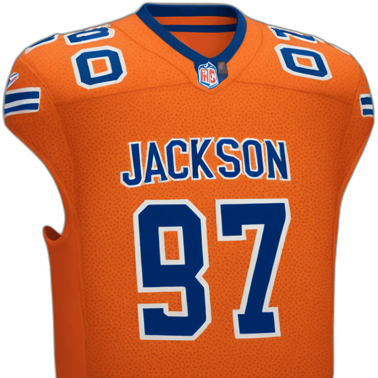 Jersey with Jackson name emoji