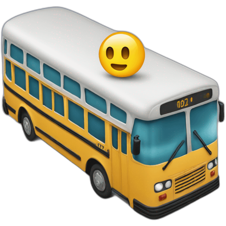 a modem on a bus emoji