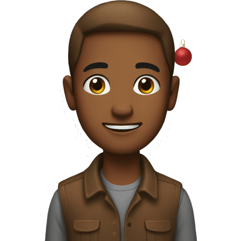 Brown Christmas emoji