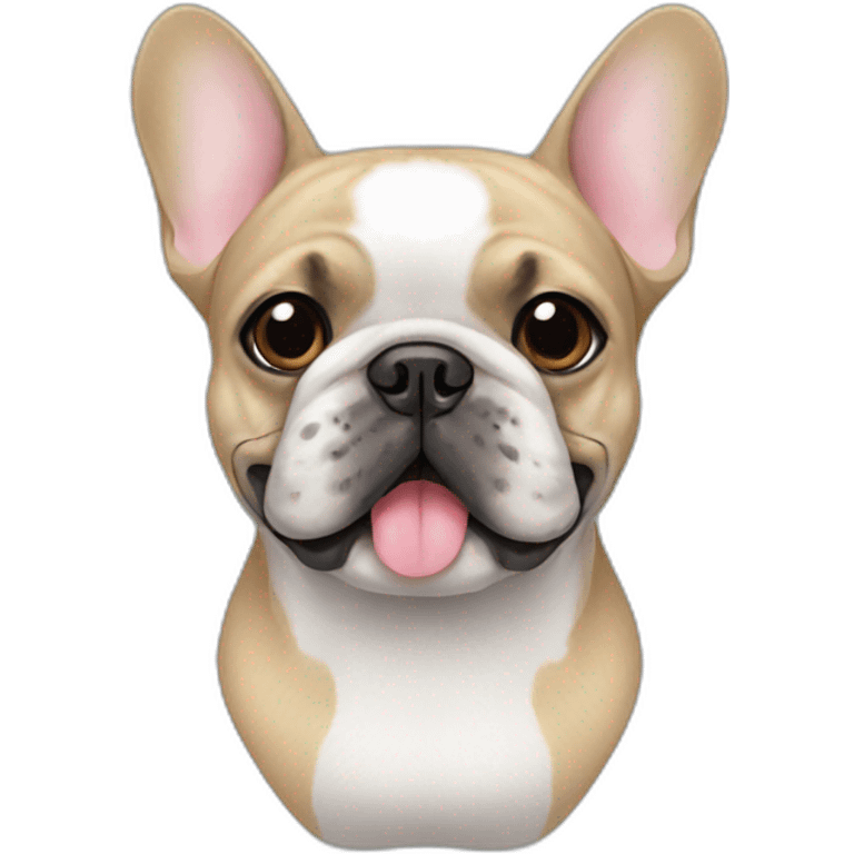 French bulldog wearing socks emoji