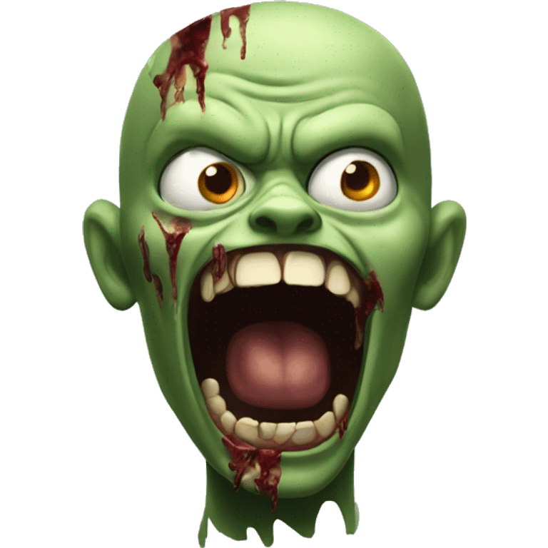 one Zombie Yelling Happily emoji