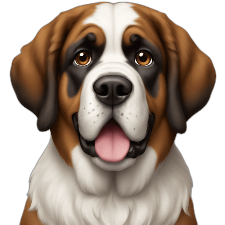 Saint bernard dog emoji