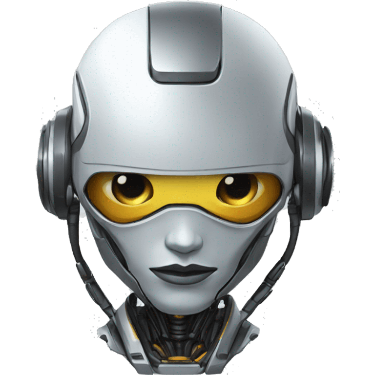 Robot futurista emoji