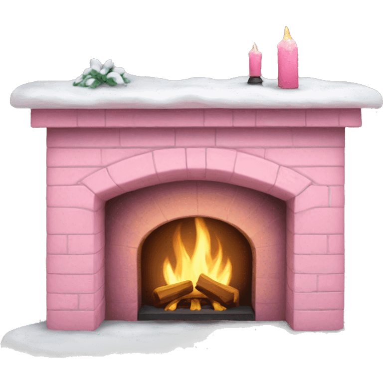 Winter Pink FirePlace emoji