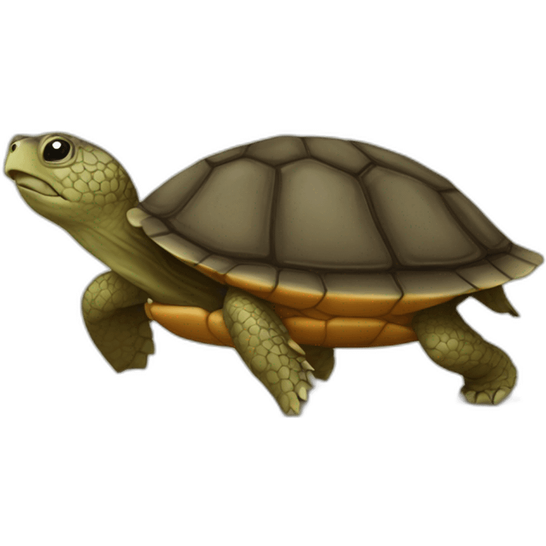 tortue et marron emoji