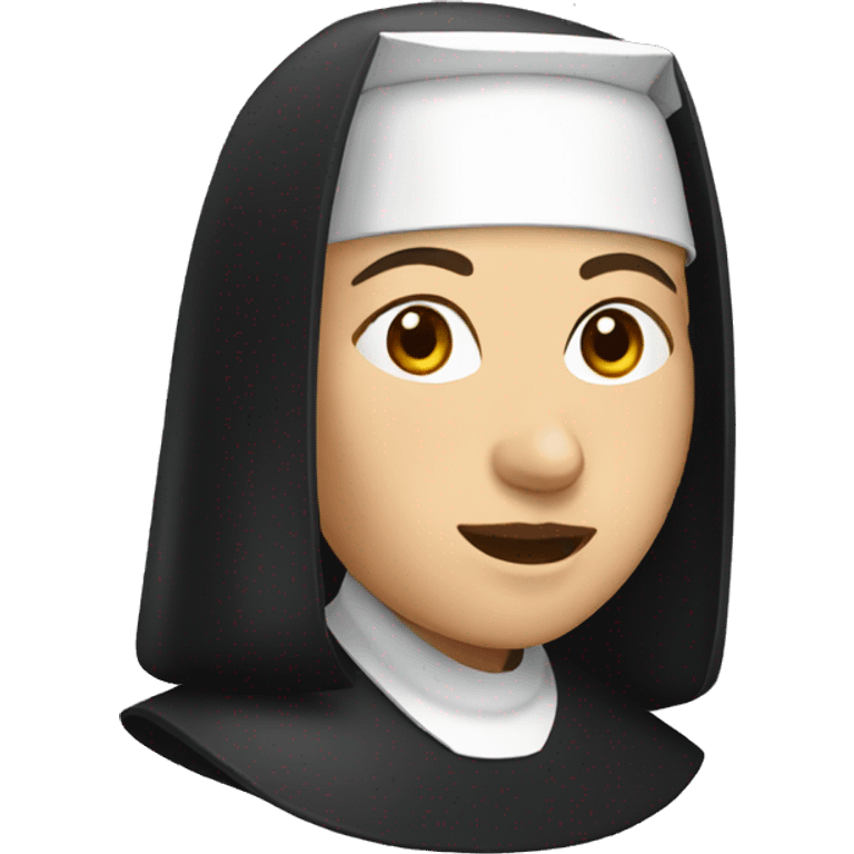 A nun emoji