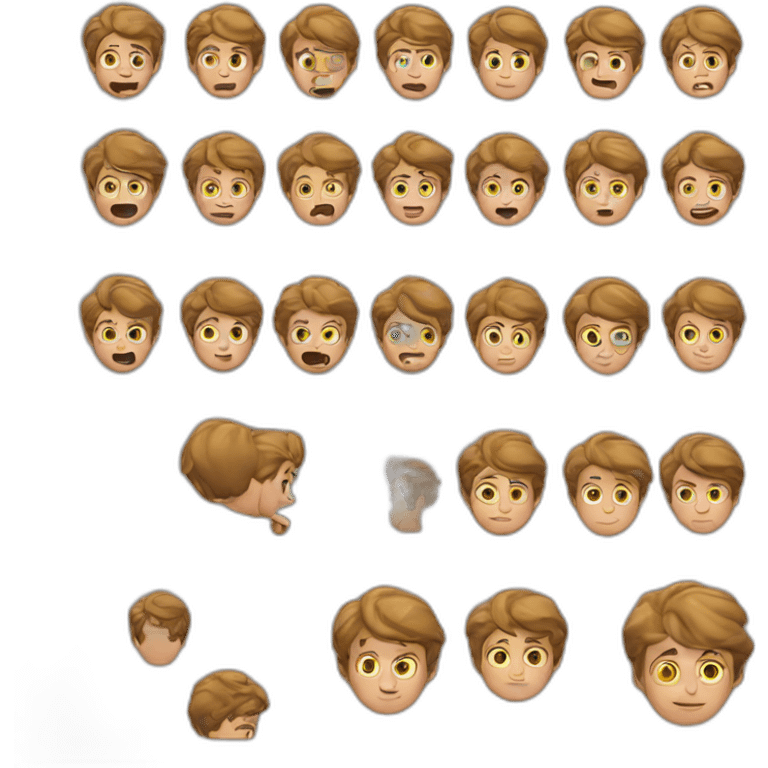 Strange boy emoji