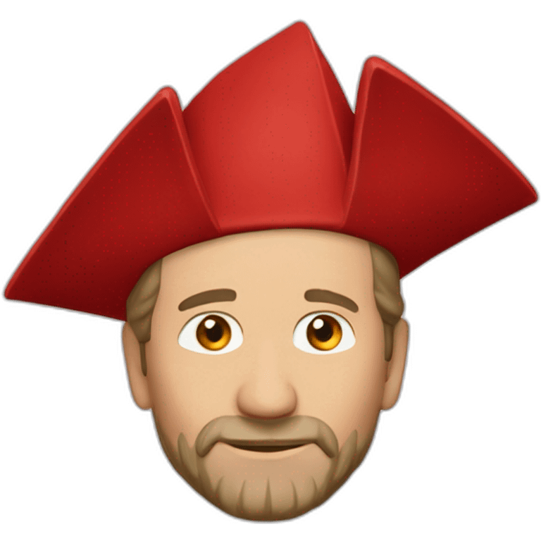 ralph fiennes cardinal religious hat emoji