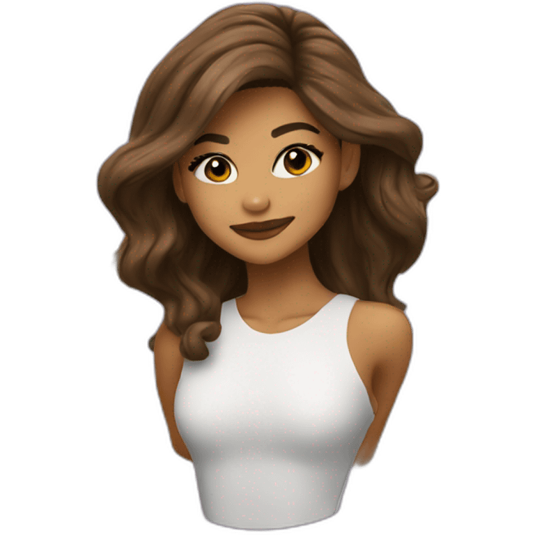 ZENDAYA WITH HALLOWEEN emoji