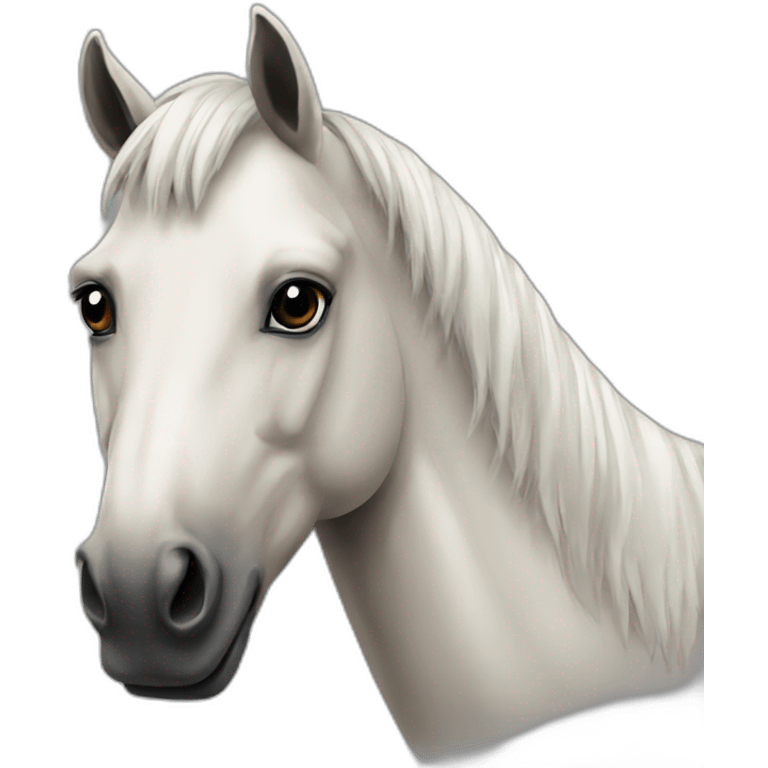 Dunskin horse emoji