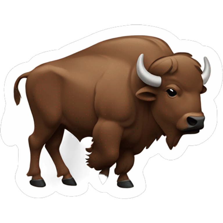 Indiana University bison mascot emoji