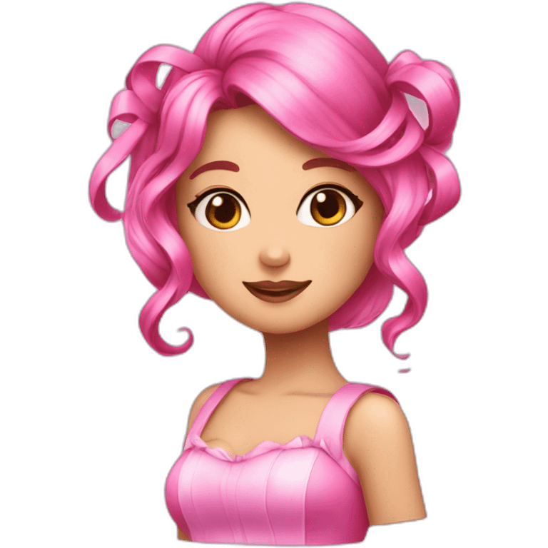 Ribbon pink and coquette  emoji