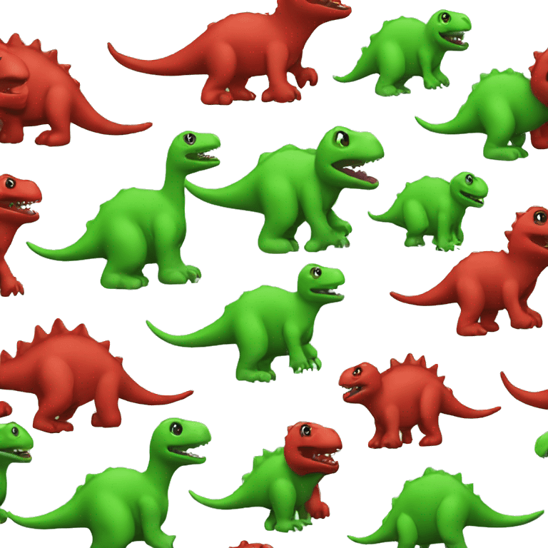 green dinosaur red tshirt emoji