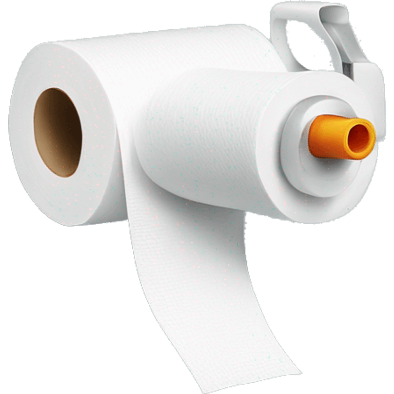 toilet paper watergun emoji